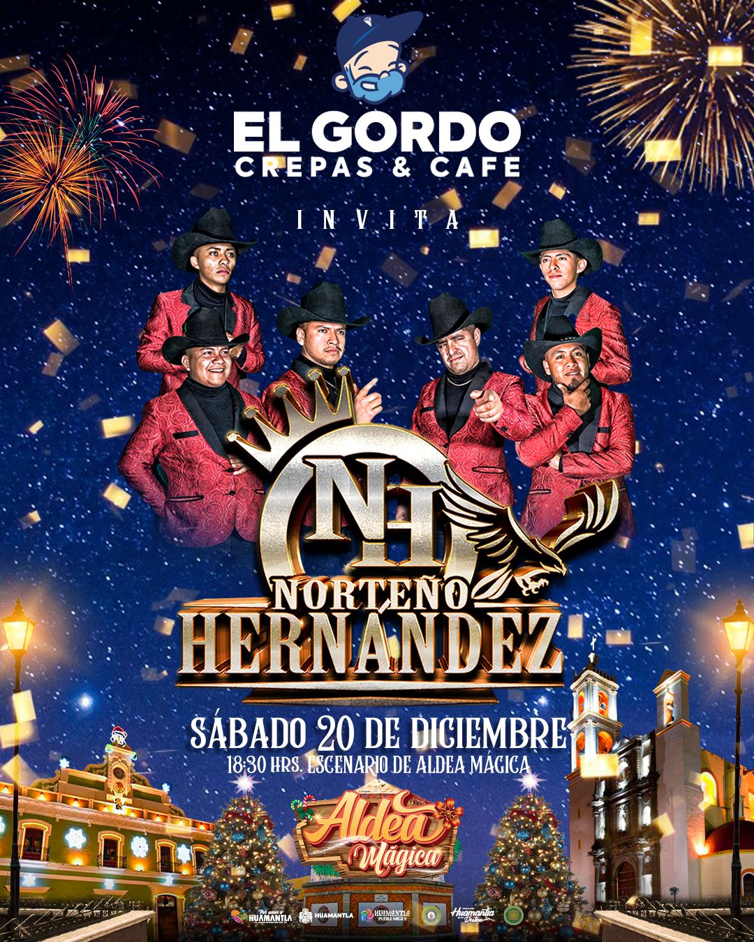 Continúan las actividades de la Aldea Mágica en Huamantla con música norteña